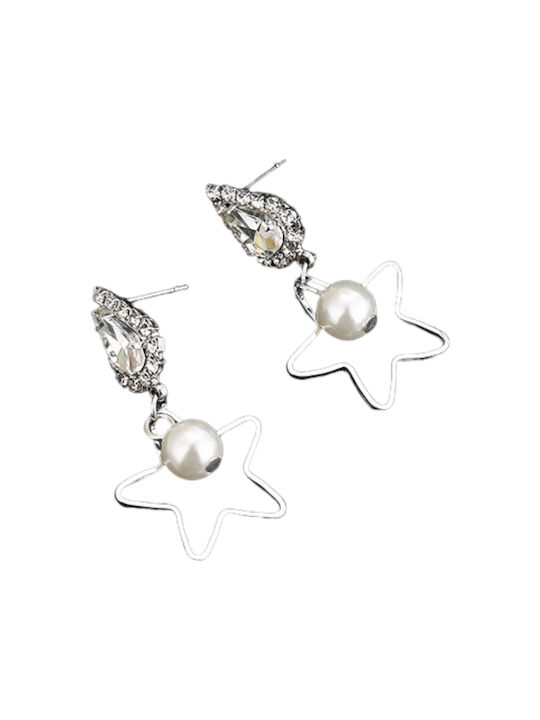 Intimonna E1814 Earrings with Stones & Pearls