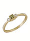 Damen Ring mit Zirkonia aus Gold 14K