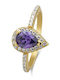 Goldjewels Femeie Inel cu Zirconiu din Aur 14K