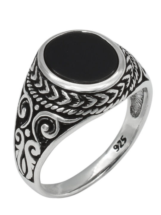 Majestic Мъжки Сребърен Пръстен