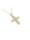 Damen Gold Kreuz 14K mit Kette