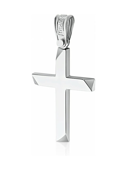 White Gold Cross 14K