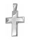 White Gold Cross 9K