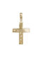 Damen Gold Kreuz 14K