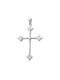 Women's White Gold Cross 14K