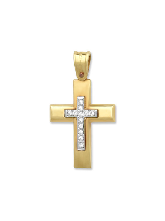 Femeiesc Aur Cruce 14K