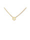 Damen Gold Kreuz 14K mit Kette