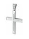 White Gold Cross 14K