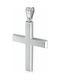 White Gold Cross 14K