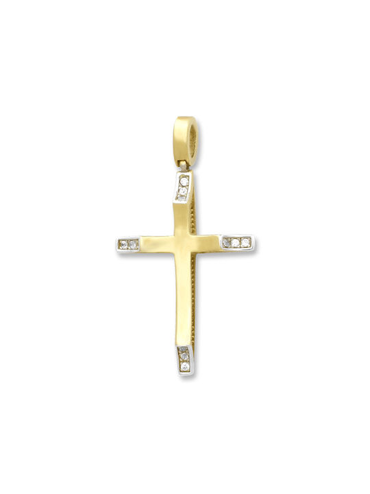 Femeiesc Aur Cruce 14K