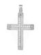 Women's White Gold Cross 14K