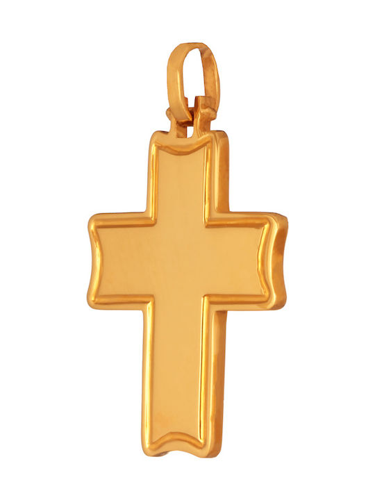 Damen Gold Kreuz 18K