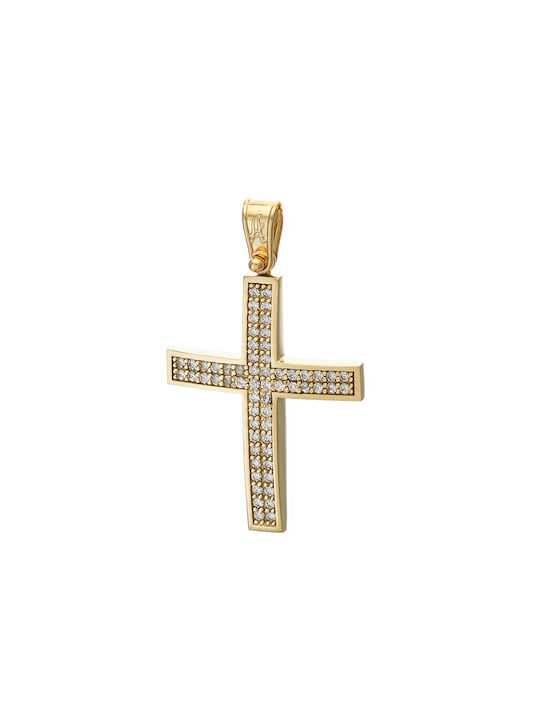 Femeiesc Aur Cruce 14K