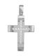 Women's White Gold Cross 14K