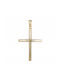 Herren Gold Kreuz 14K