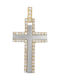 Damen Gold Kreuz 14K