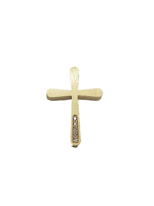 Damen Gold Kreuz 14K