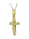 Men's Gold Cross 14K