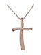 Rose Gold Cross 18K