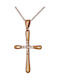 Rose Gold Cross 18K