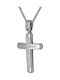 Women's White Gold Cross 14K