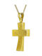 Herren Gold Kreuz 14K