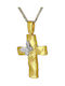 Damen Gold Kreuz 14K