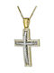 Femeiesc Aur Cruce 14K