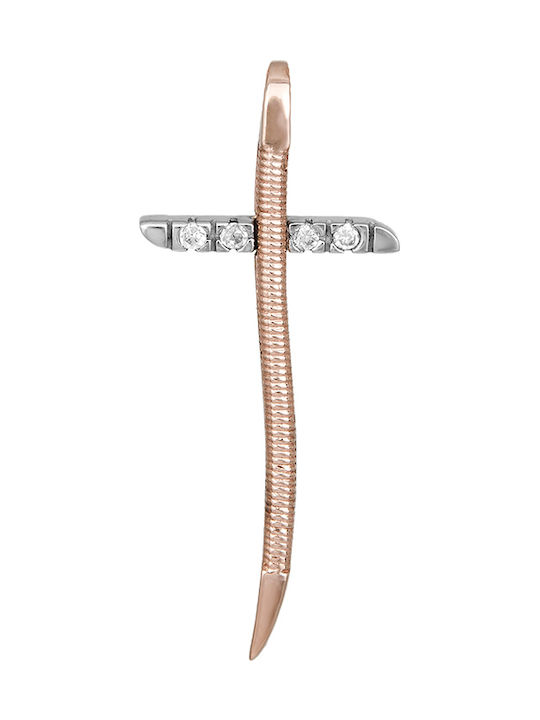 Damen Gold Kreuz 14K