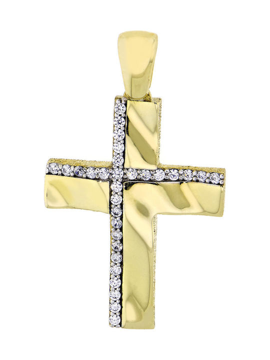 Femeiesc Aur Cruce 14K