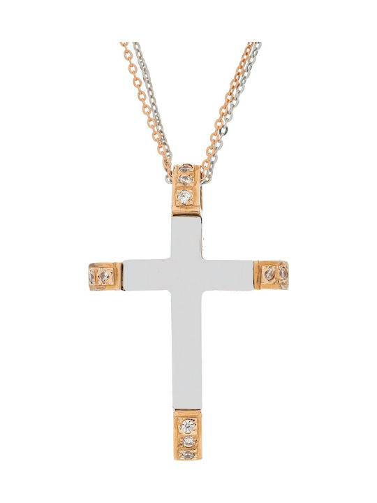 Femeiesc Aur Cruce 14K