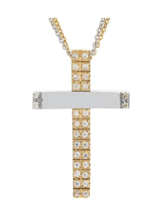 Femeiesc Aur Cruce 14K