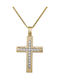 Women's Gold Cross 14K with Chain