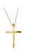 Gold Kreuz 14K mit Kette