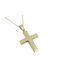 Gold Kreuz 14K mit Kette