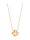 Abadianakis Damen Gold Kreuz 9K mit Kette
