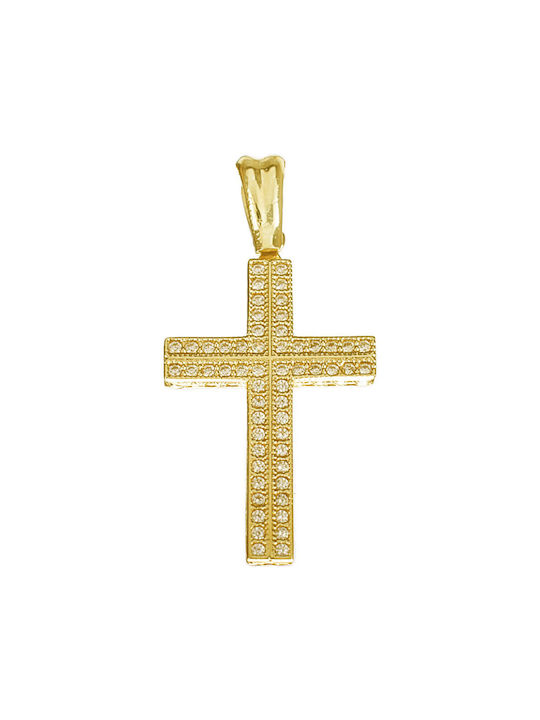 Gatsa Damen Gold Kreuz 14K