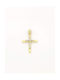 Kirkikosmima Women's Gold Cross 14K with Chain