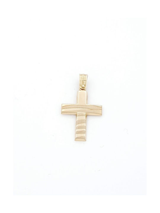 Kirkikosmima Herren Gold Kreuz 14K