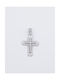 Kirkikosmima Women's White Gold Cross 14K