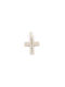 Kirkikosmima Women's White Gold Cross 14K with Chain