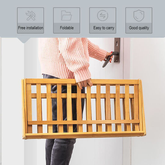 Bamboo Shoe Organizer 70x25x68cm 128222