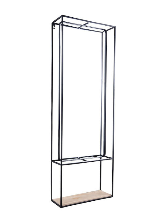 Shelf Wall Black 40x15x115cm