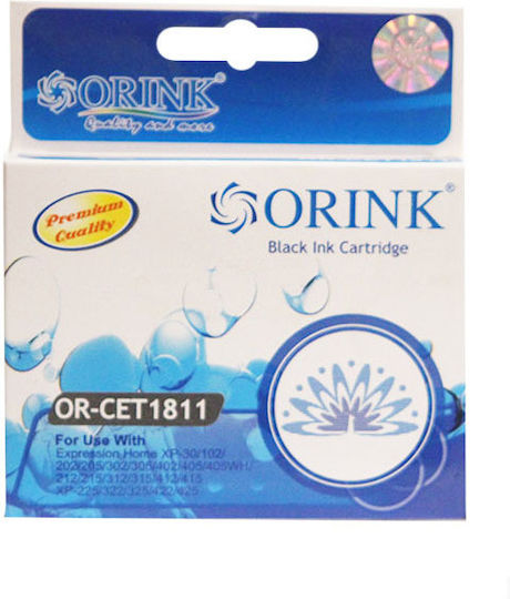Orink T1811 Συμβατό Μελάνι Εκτυπωτή InkJet Epson Μαύρο