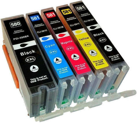 Πακέτο Συμβατών Μελανιών Εκτυπωτή InkJet Canon Ματζέντα 5τμχ