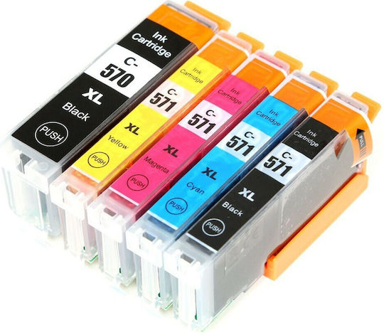 Πακέτο Συμβατών Μελανιών Εκτυπωτή InkJet Canon 85ml Πολλαπλό (Color) / Μαύρο
