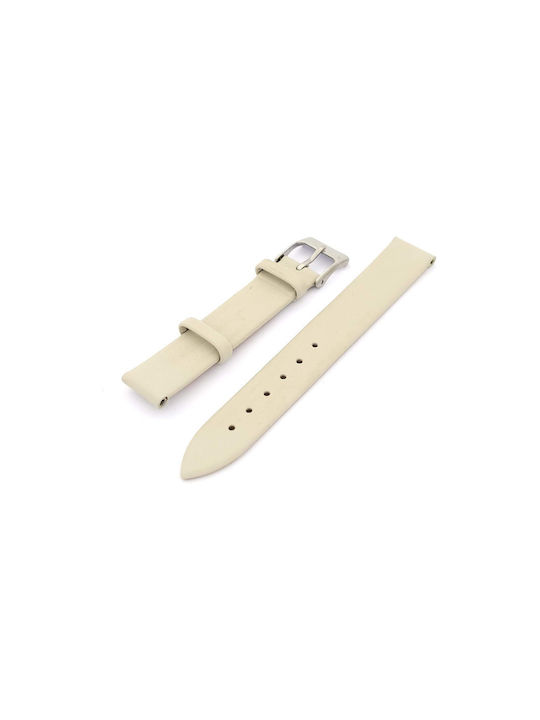 Leather Strap Beige 14мм