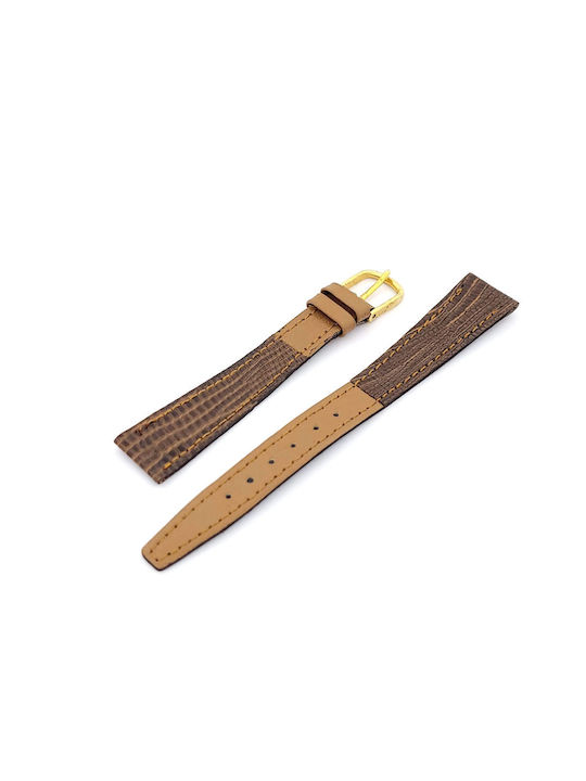 Leather Strap Brown 14mm