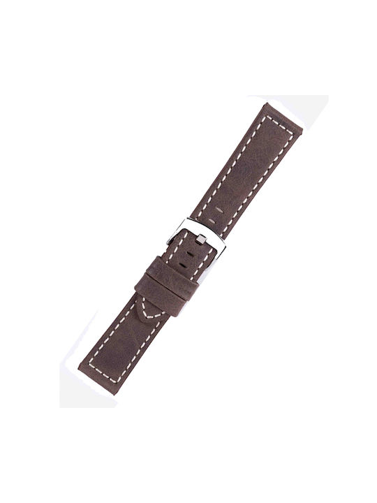 Leather Strap Brown 24mm