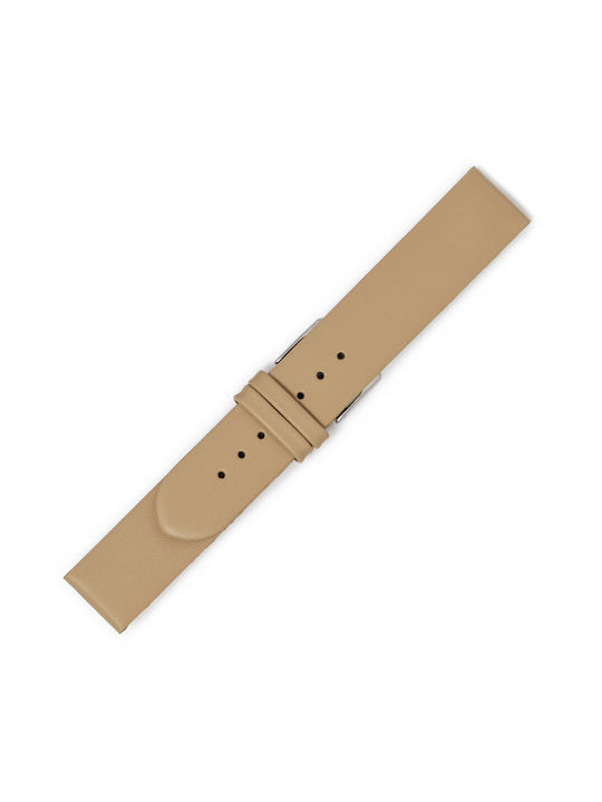 Leather Strap Beige 12mm